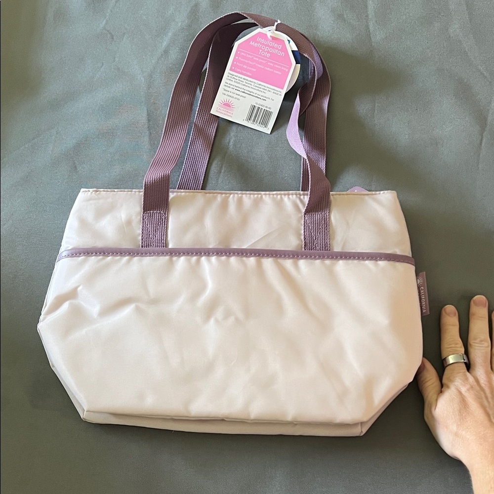 Lavender Insulated Tote Bag